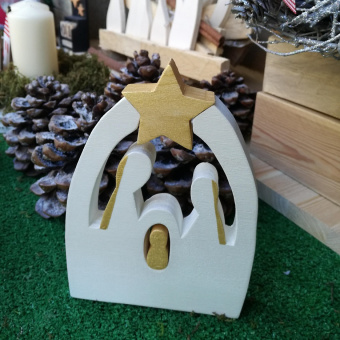 Presepe artigianale Sacra Famiglia