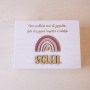 Cofanetto arcobaleno con incisione