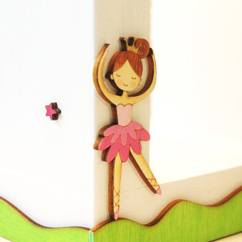Lampada portalibro a tema ballerina
