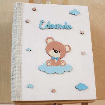 Album fotografico Grande con orsetto nuvola