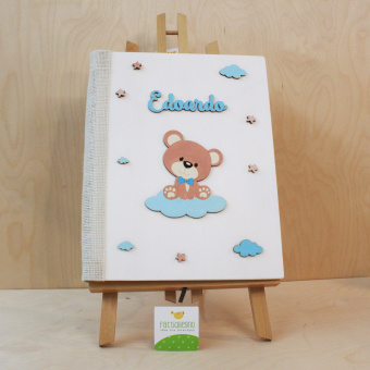 Album fotografico Grande con orsetto nuvola