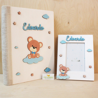 Album fotografico Grande con orsetto nuvola