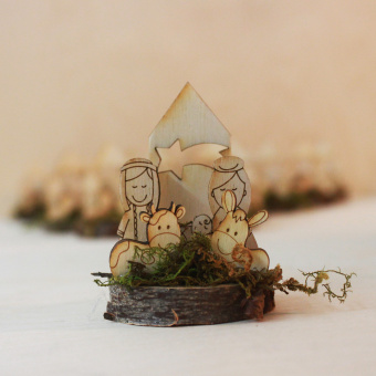 Mini Presepe Sacra Famiglia