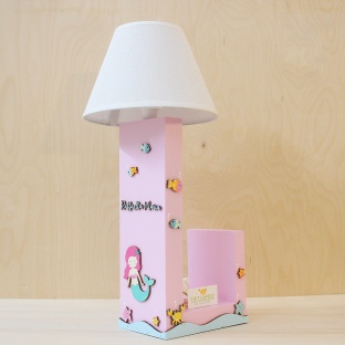 Lampada porta libro con Sirena