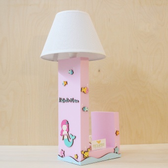 Lampada porta libro con Sirena