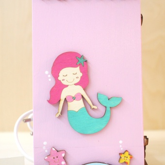 Lampada porta libro con Sirena