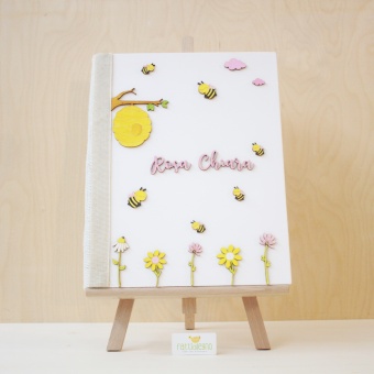 Album portafoto alveare api fiori