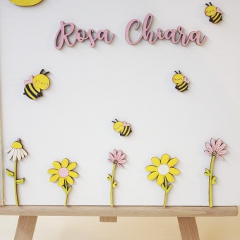 Album portafoto alveare api fiori